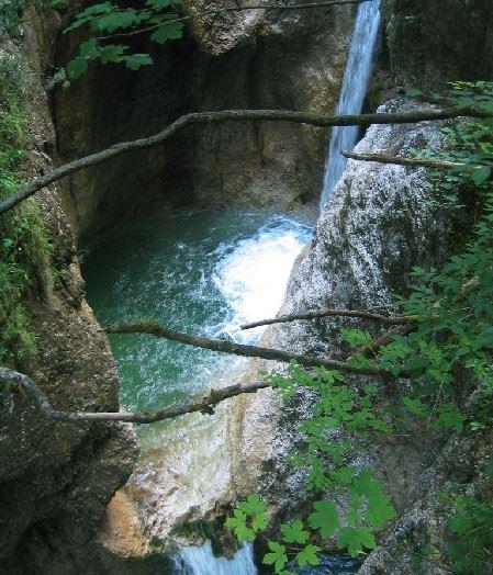 Die Almbachklamm in Marktschellenberg